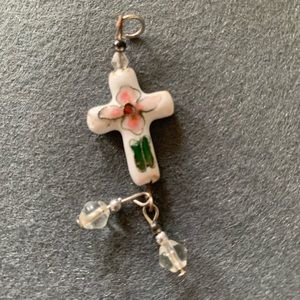 White Cross Pendant